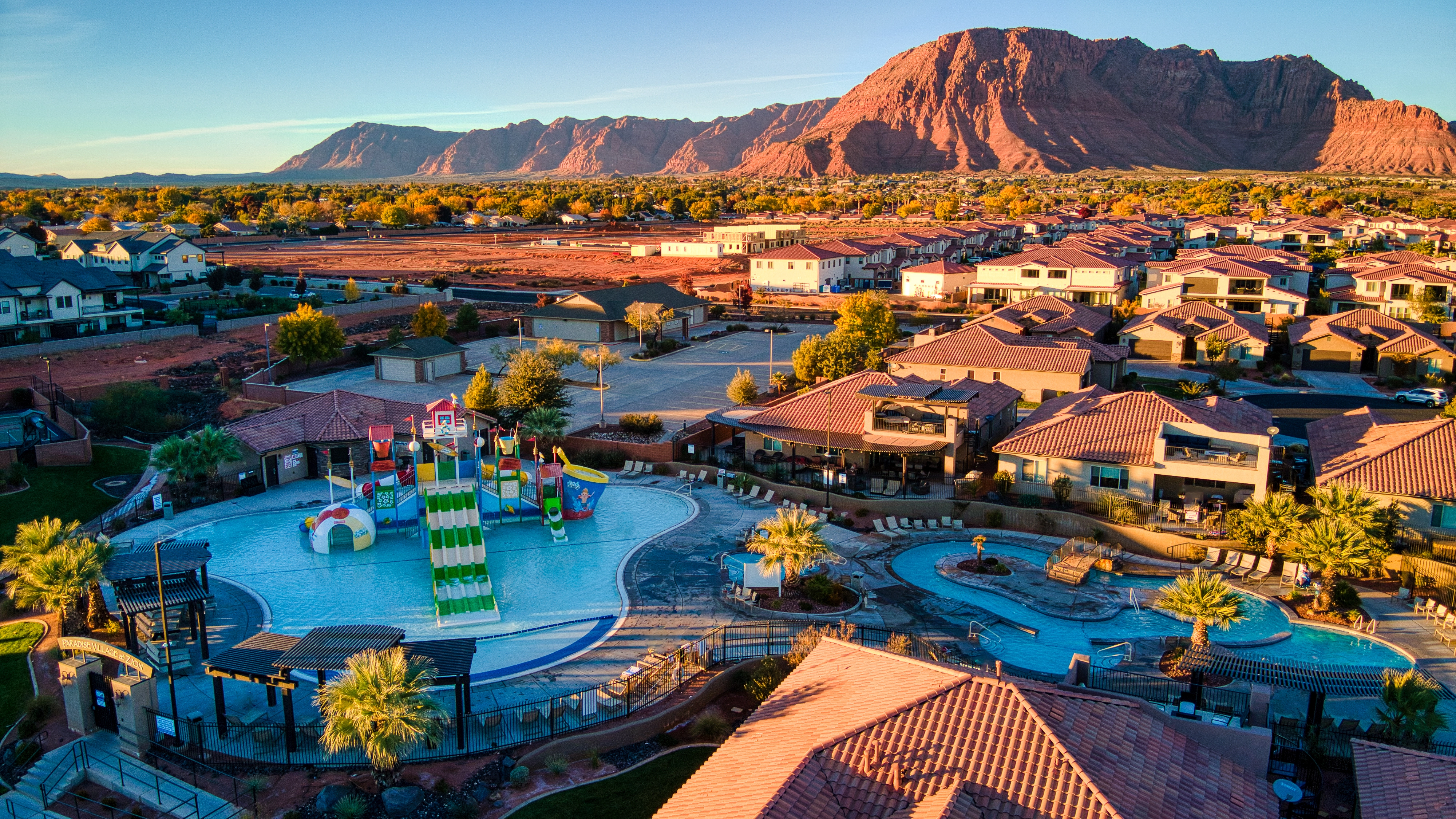 swimming pool at resort in Southern Utah