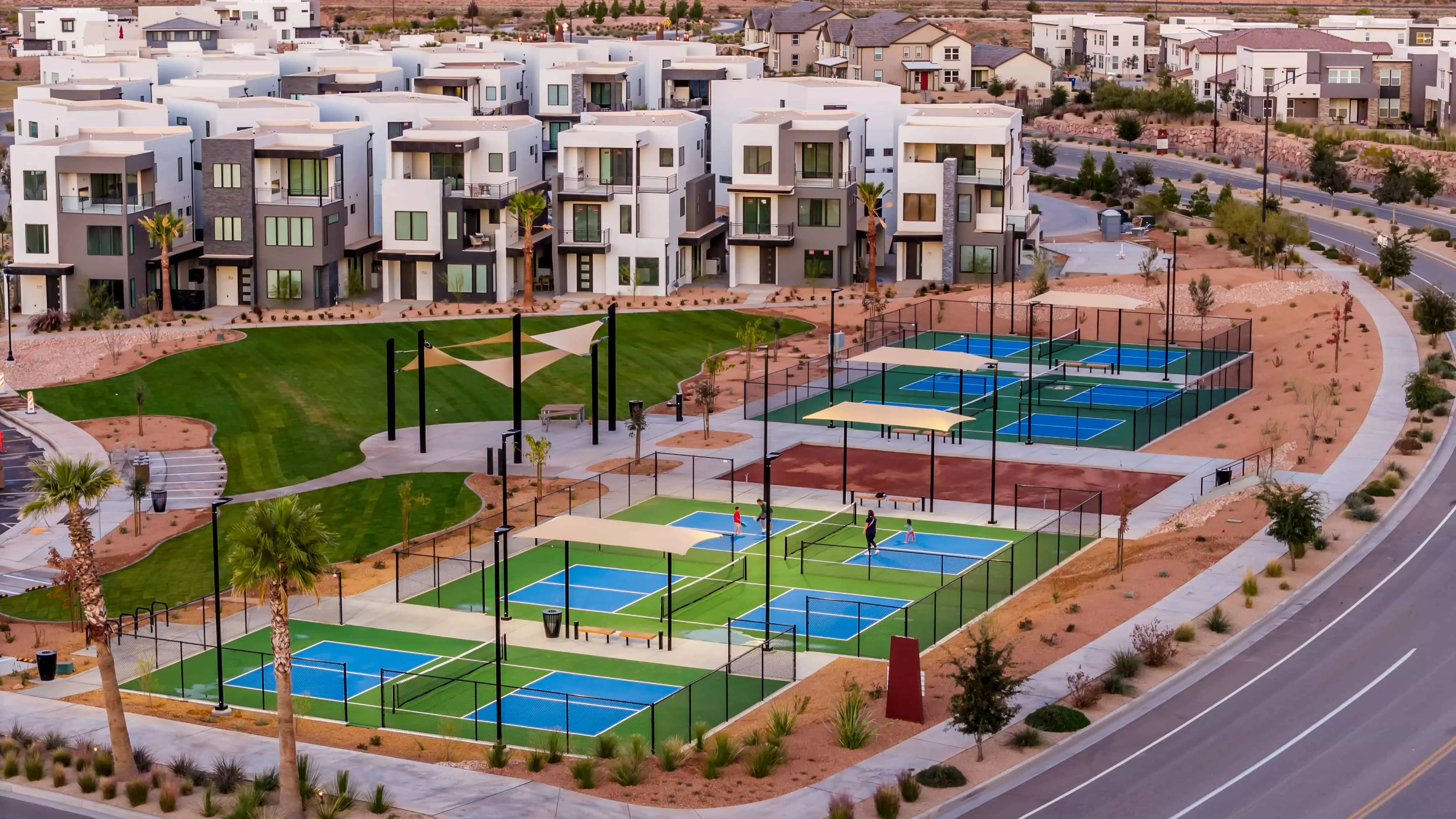 Desert Color sports courts