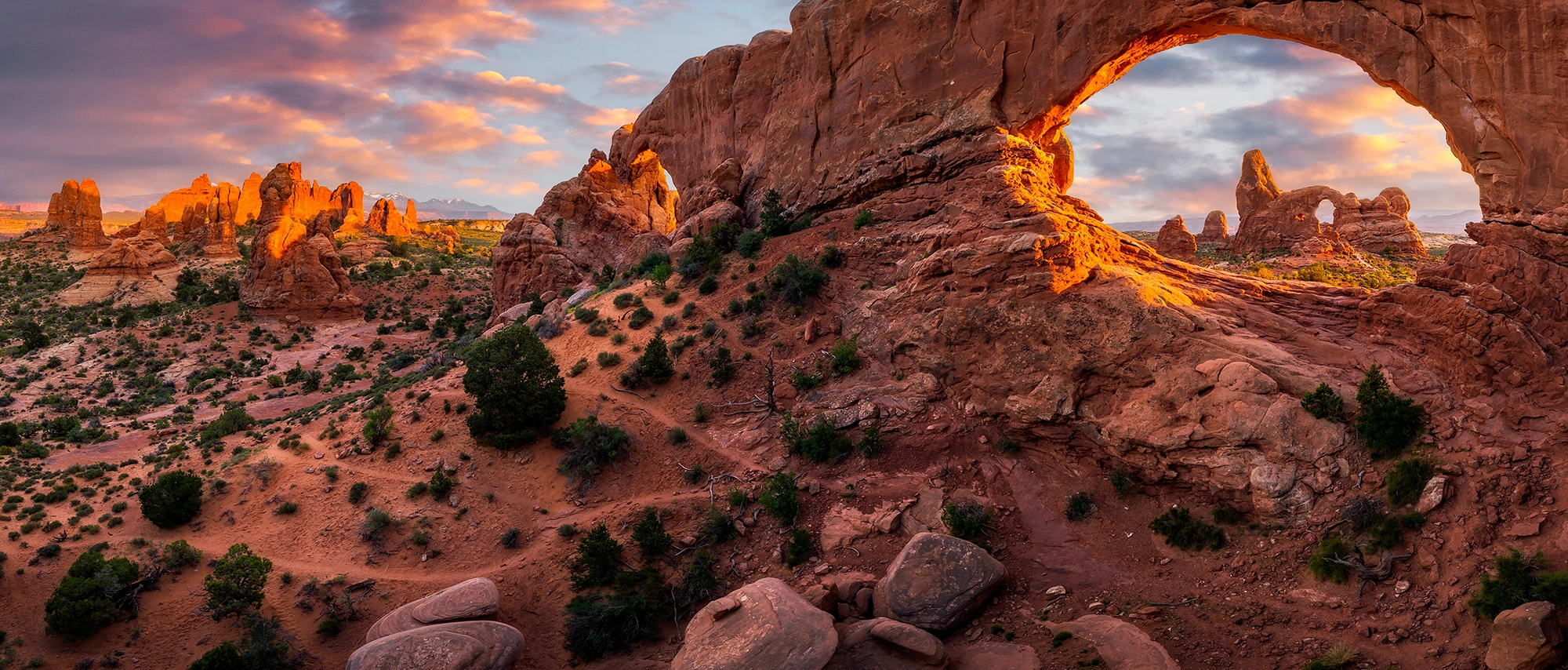 red rock formations