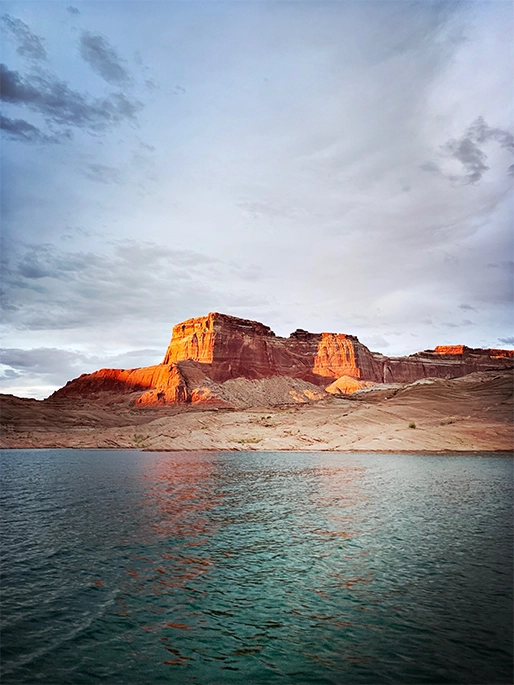 red rock plateau