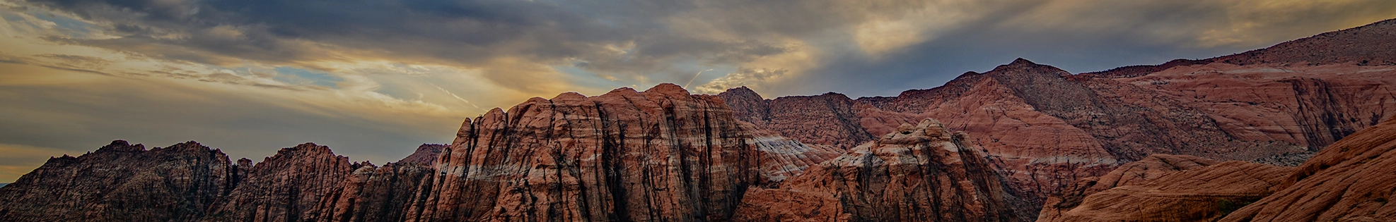 Red Rock canyons in Southern Utah