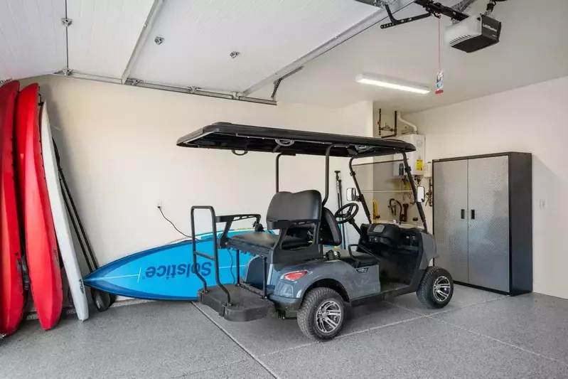 Garage and Golf Cart