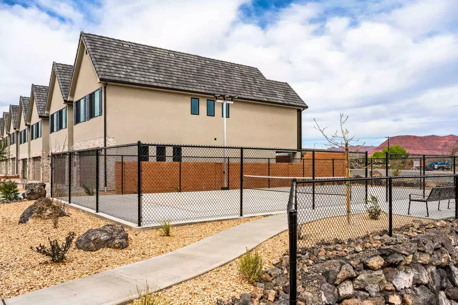 community pickleball court