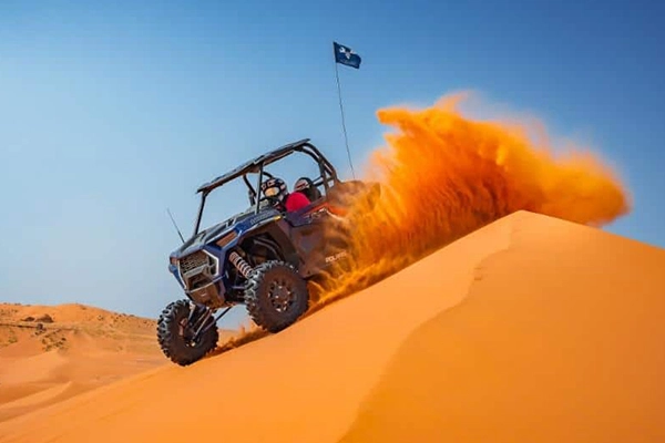 riding in sand dunes