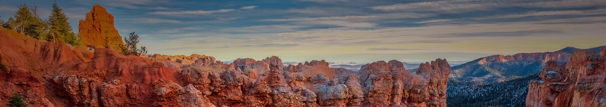 red rock formations