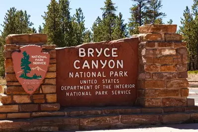 bryce canyon national park sign