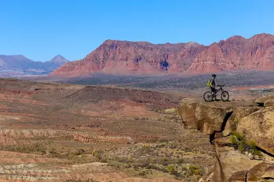 mountain biking trail in St. George 