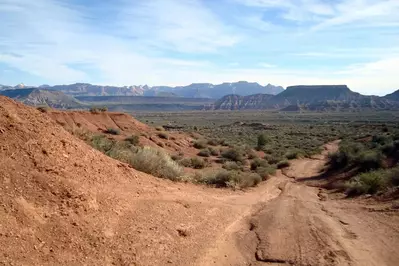 mountain biking trail in St. George Utah