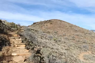 Cinder Cone Trail in Southern Utah 