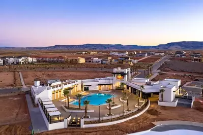 aerial view of Desert Resort in St George Utah