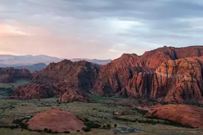 red rocks at Snow Canyon near St. George, Utah