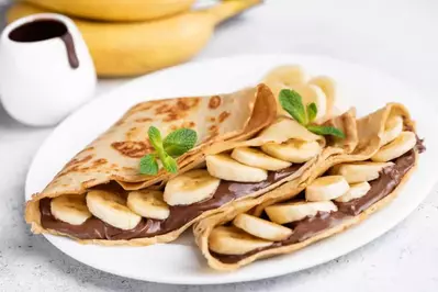 banana and nutella crepes