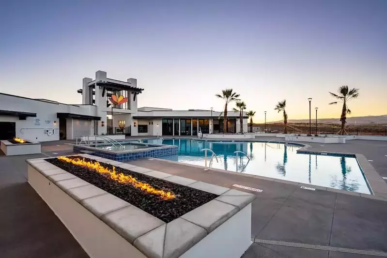 resort pool at Desert Color