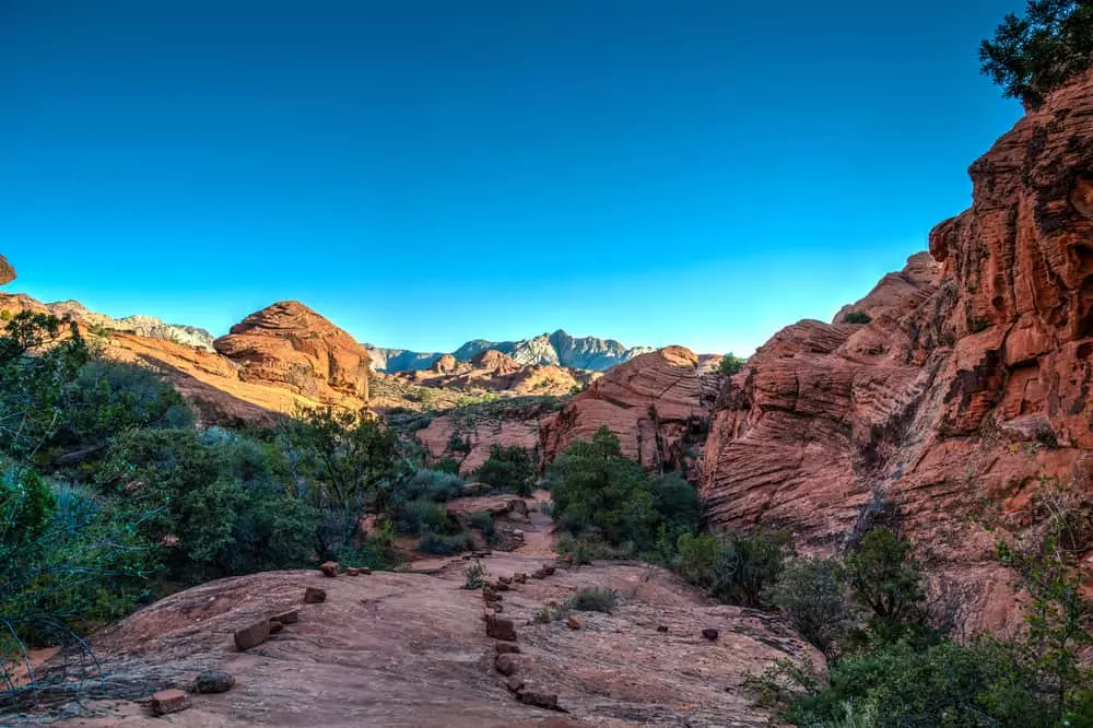 snow canyon