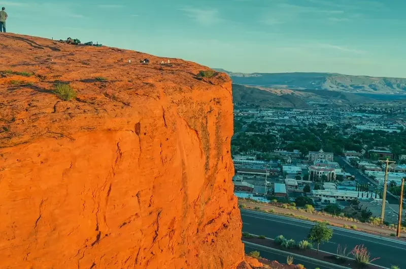 Dixie,Sugarloaf,Rock,Overlooking,St.,George,,Utah,(pioneer,Park)