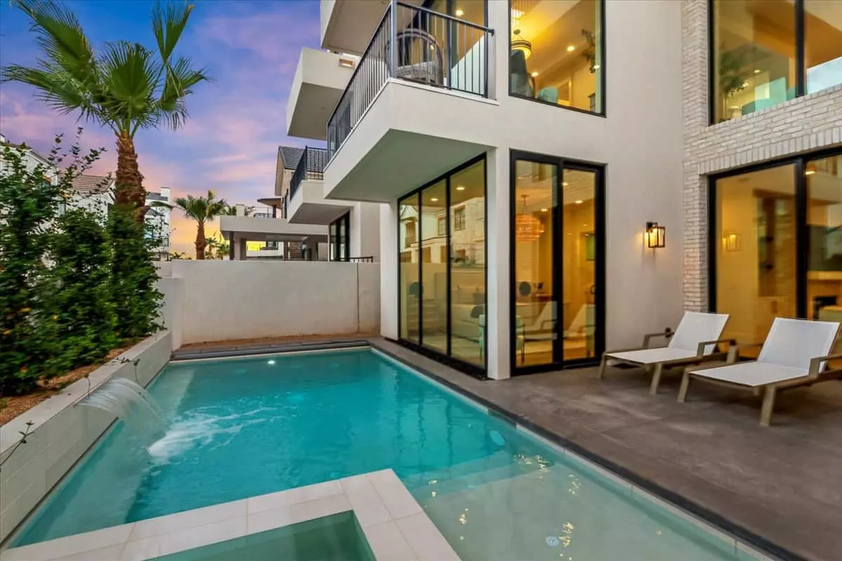 private pool at St. George vacation rental