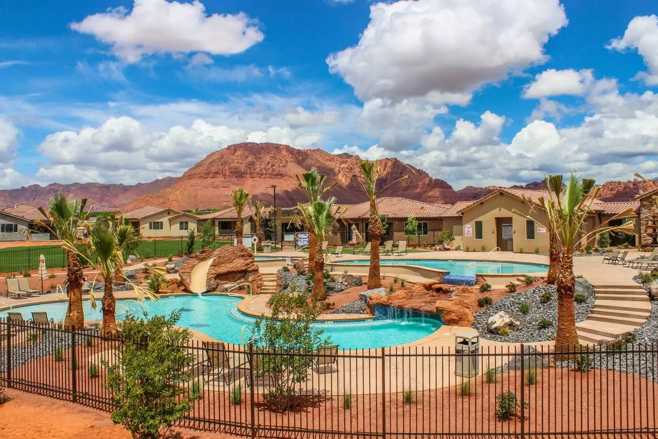 swimming pool at St. George resort