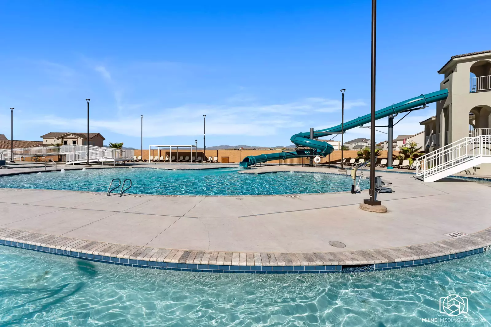 Community Pool, Slide, Splash Pad, Lazy River