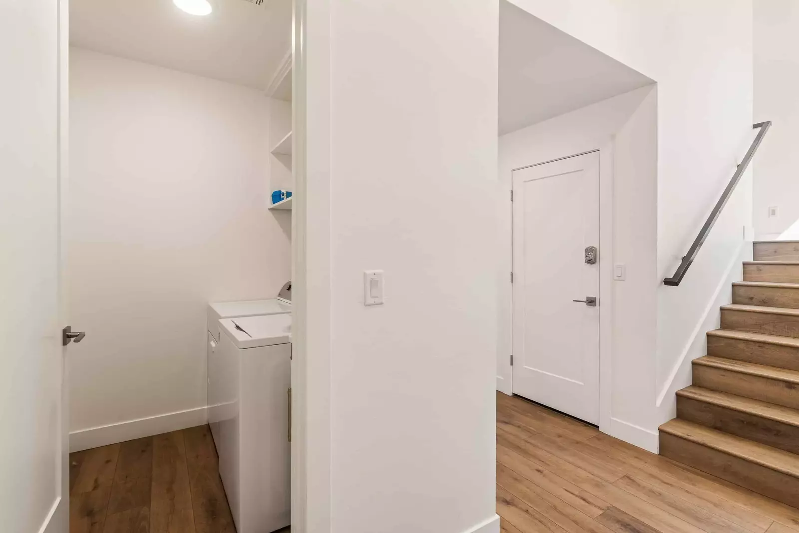 Laundry Room Main Level with Full Size Washer Dryer