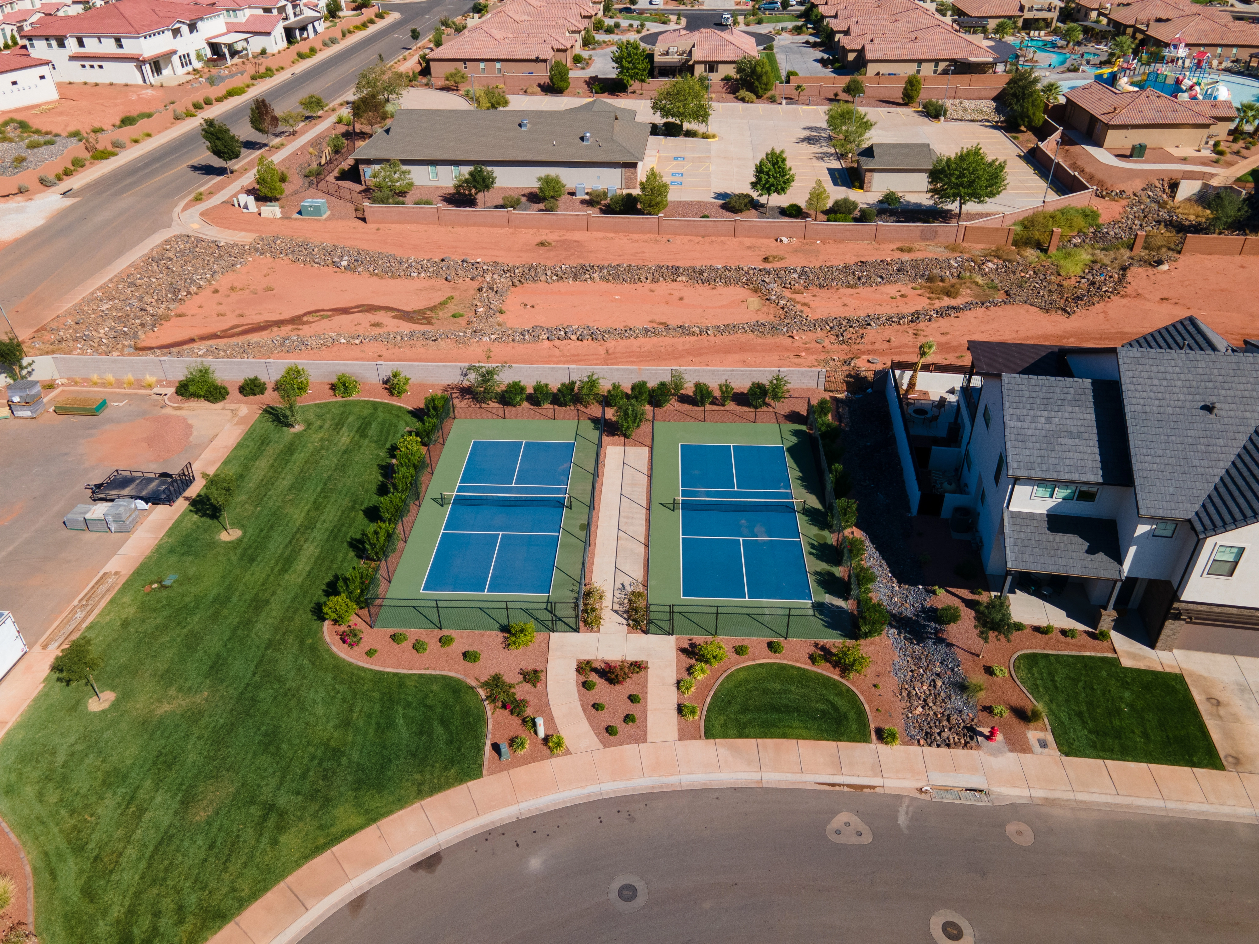 Two Community Pickleball Courts