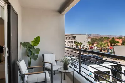 Outdoor Balcony with Seating
