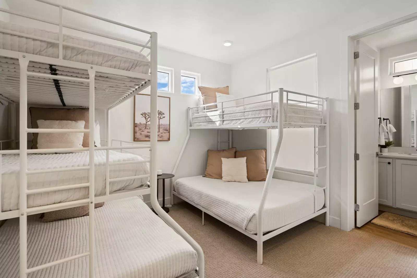 1 T/T/T Bunk and 1 T/F Bunk