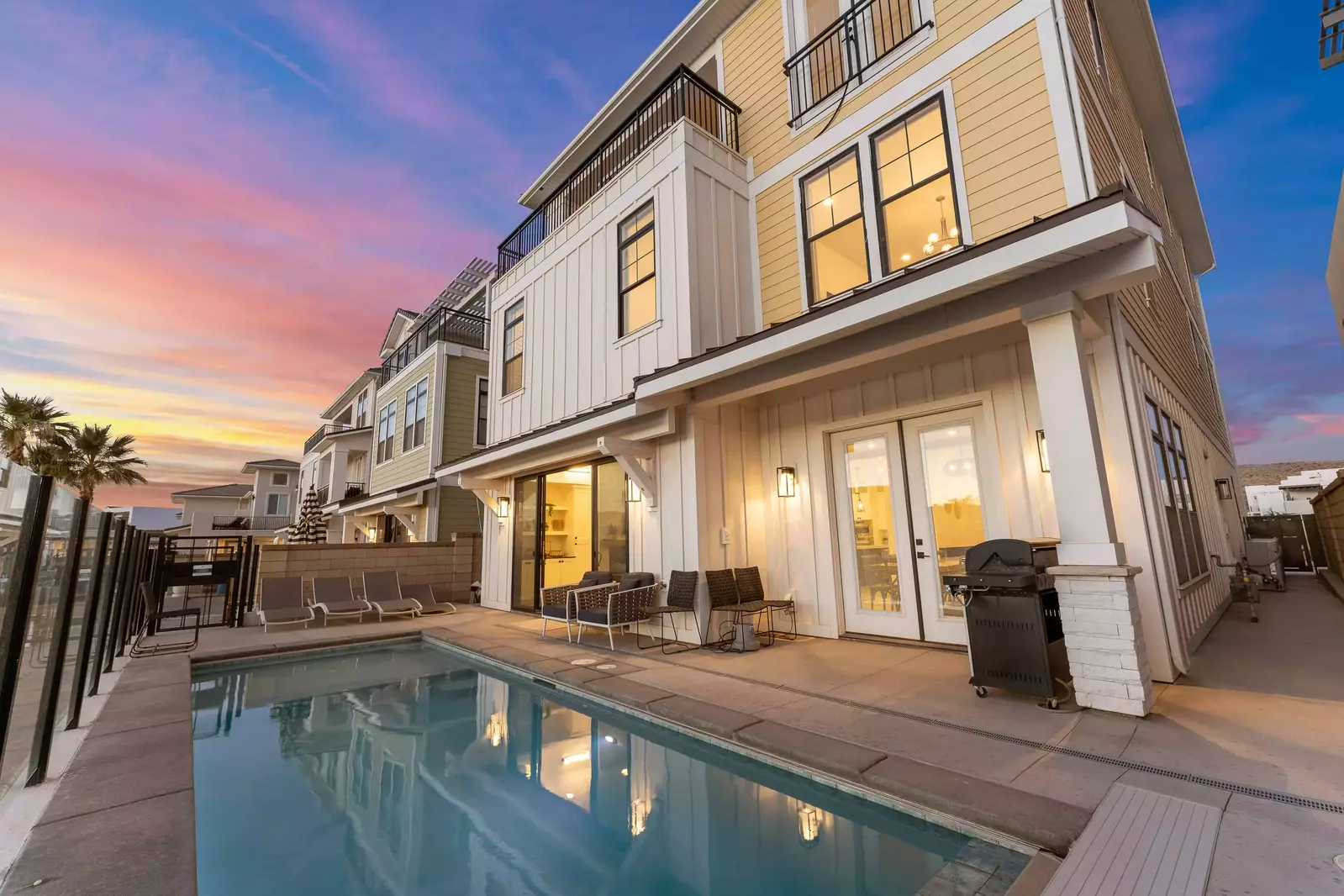 Backyard with Private Pool