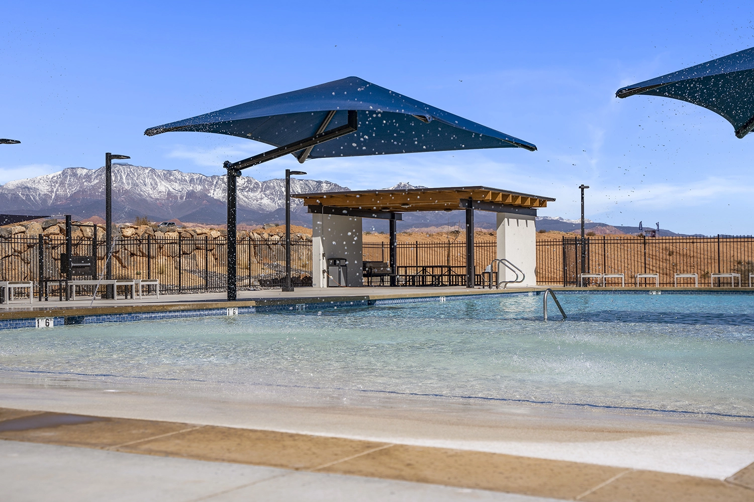 outdoor swimming pool at Long Valley community