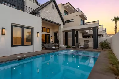 Pool at Sunset
