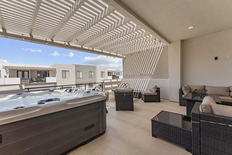 Upper Patio, Hot Tub and Fire Table