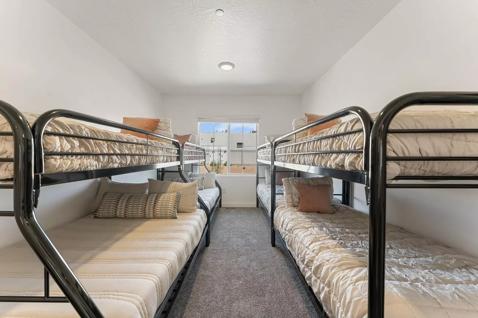 2 Twin/Twin Bunks + 2 Twin/Full Bunks