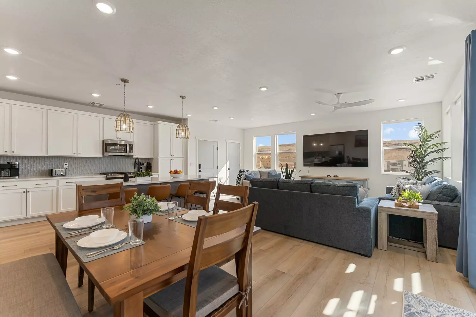 Dining Room and Living Room