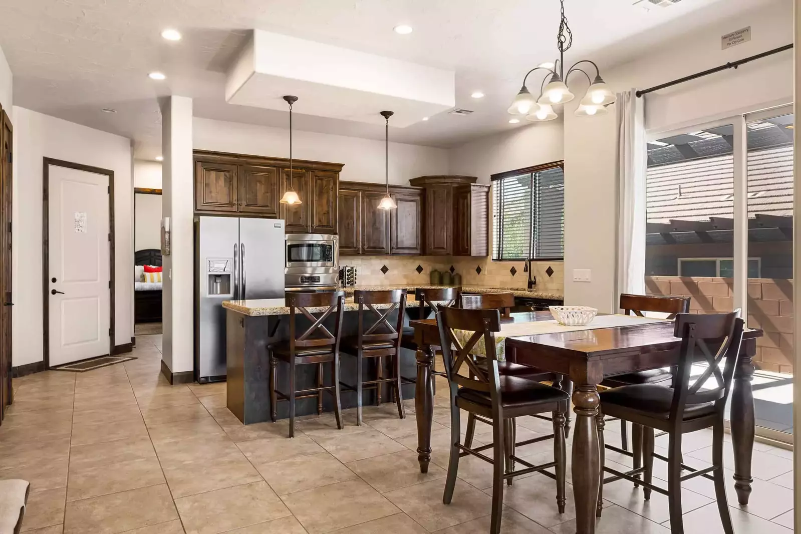 Kitchen and Dining Area