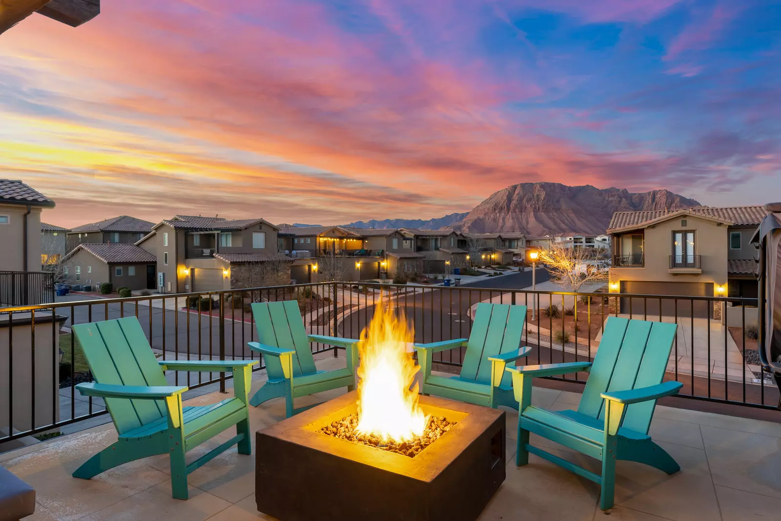 Upper Patio with Firepit