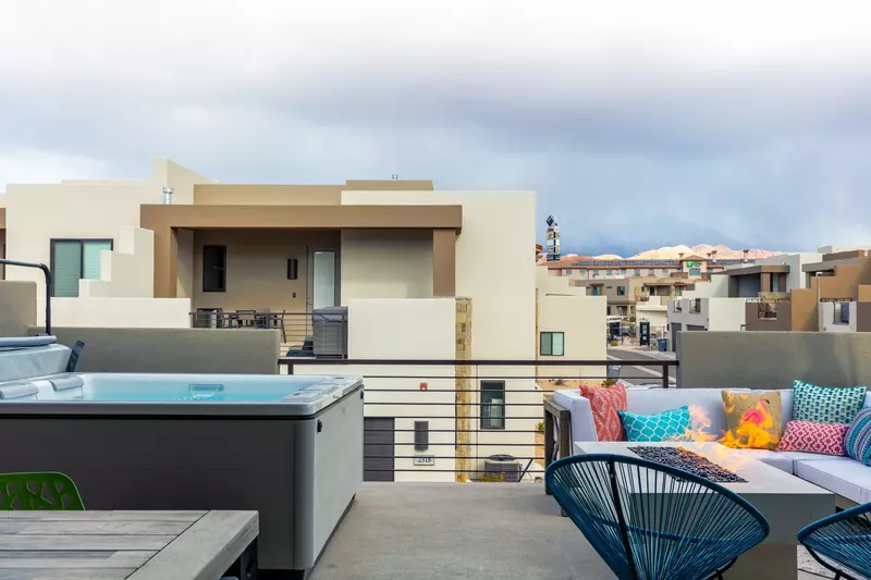 Balcony with Private Hot Tub