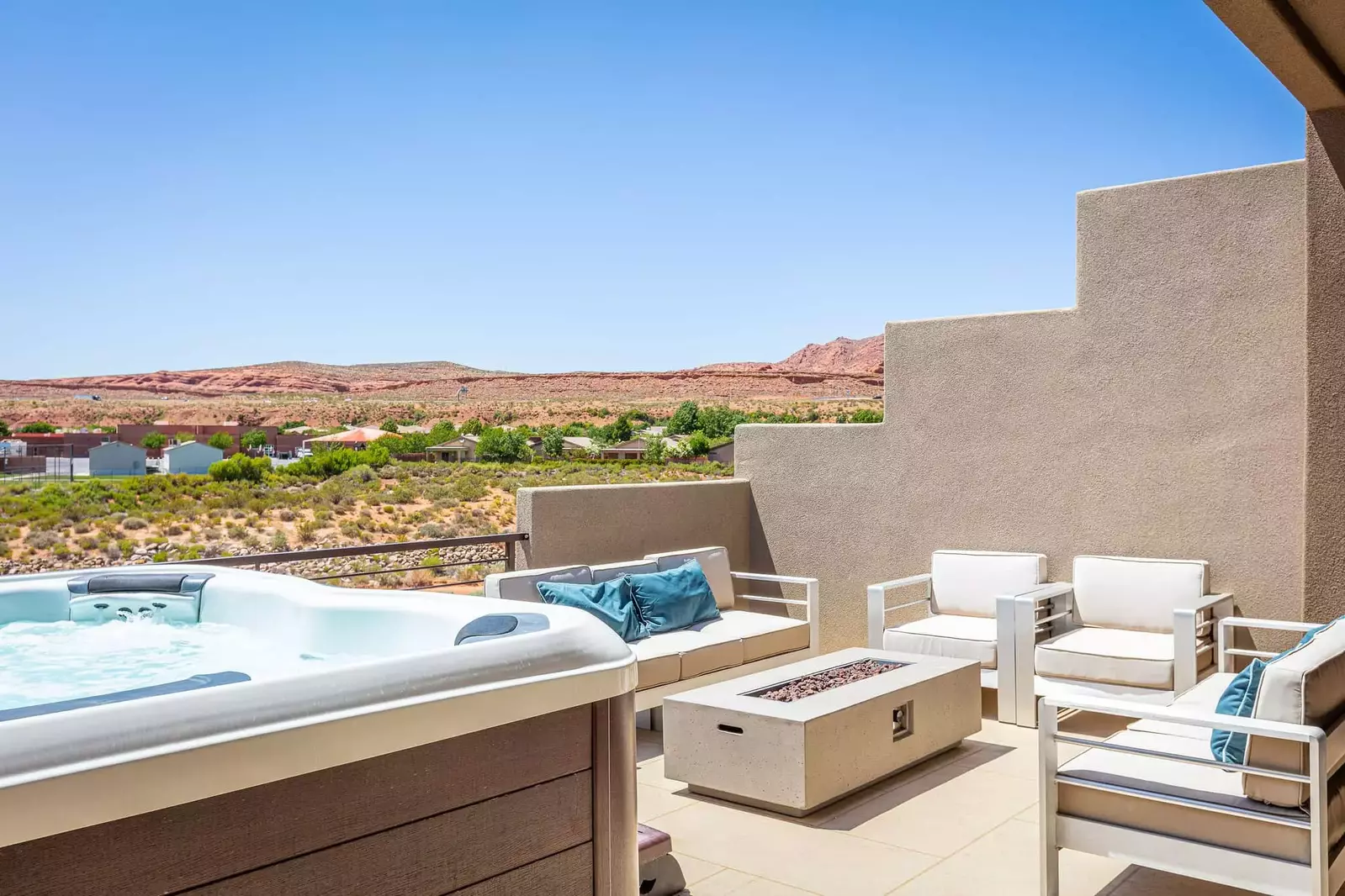 Balcony with Private Hot Tub