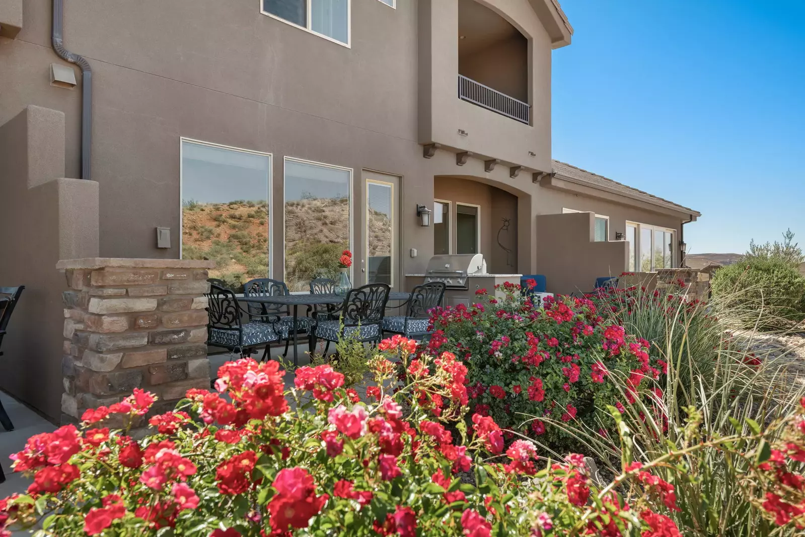 Outdoor Grill and Dining Area