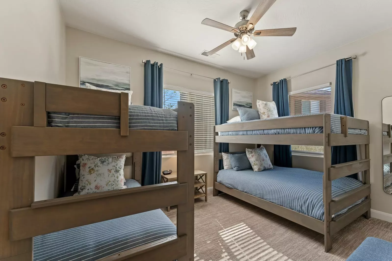 Queen/Queen Bunk + Twin/Twin Bunk