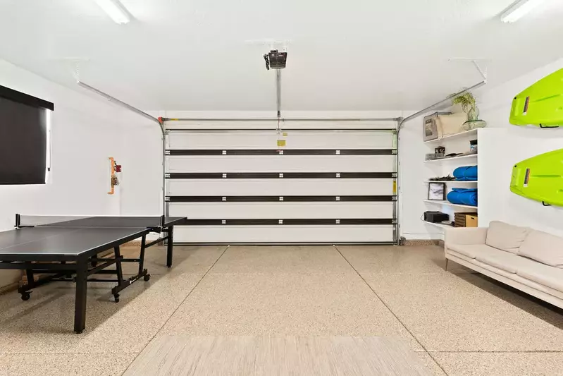 Garage with Ping Pong Table