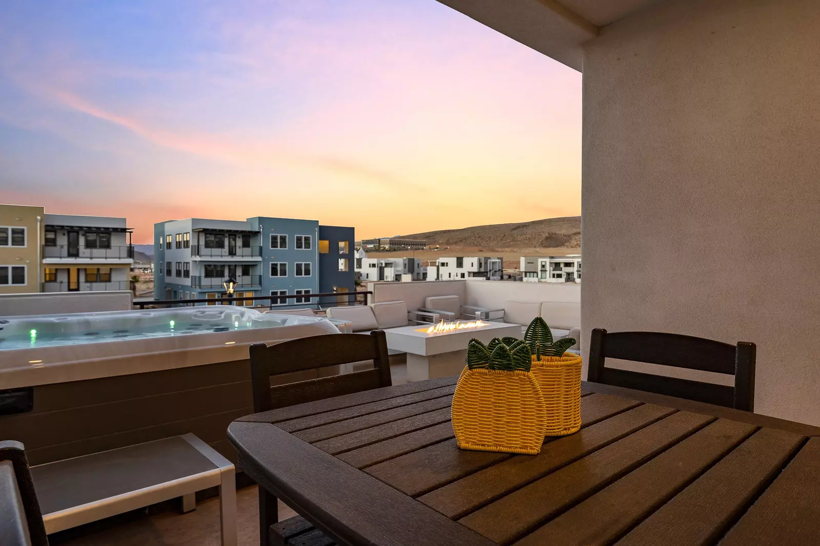 2nd Floor Patio with Private Hot Tub