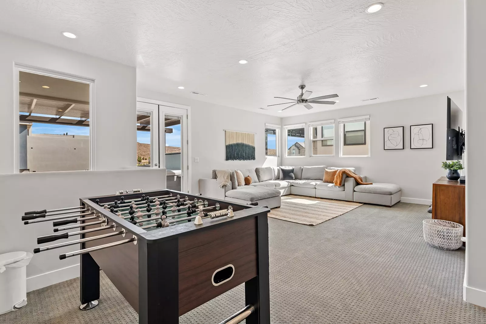 Living Space and Game Area