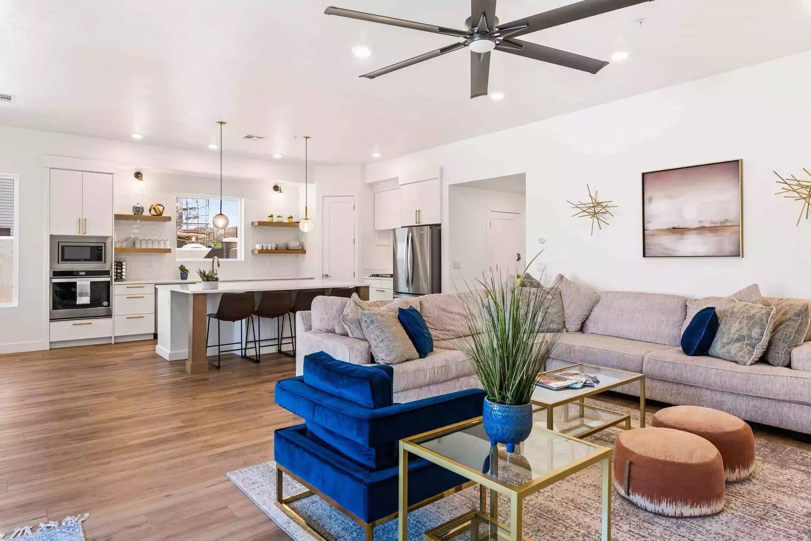 Living Room Kitchen