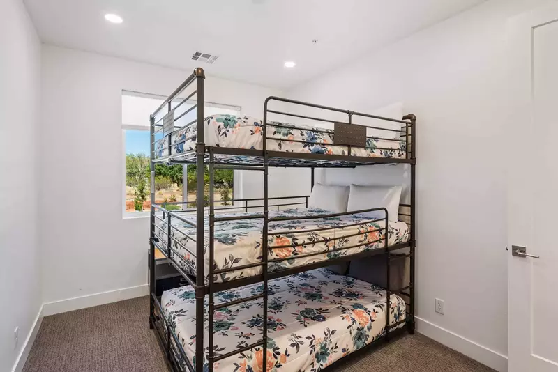 Bedroom 5 Bunk Room with Triple Full Bunk 2nd Level