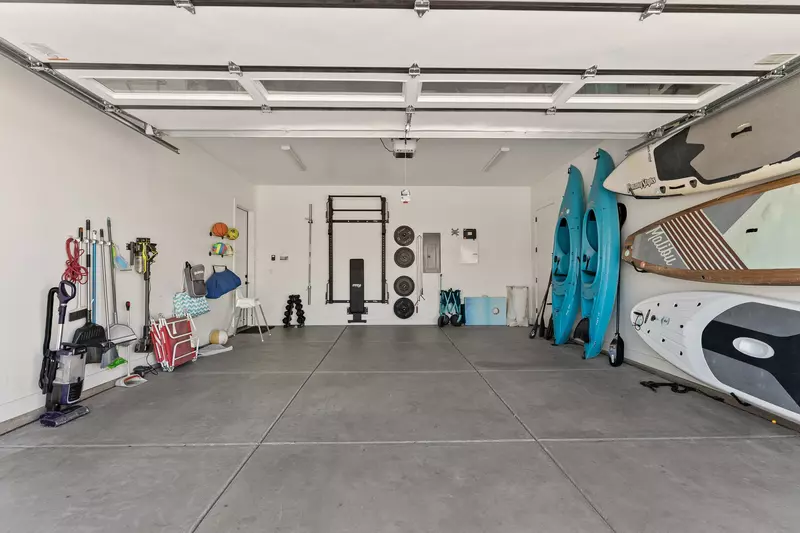 2 Kayaks, 2 Paddleboards, 1 Youth Paddleboard, Exercise Equipment
