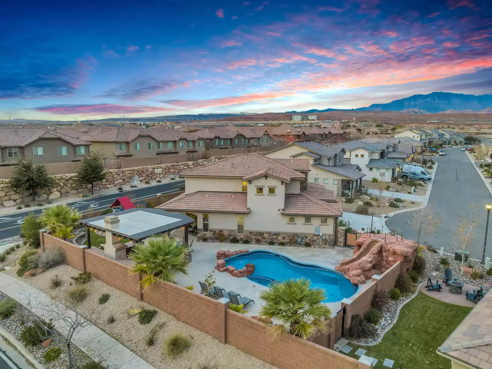 Aerial View of Home