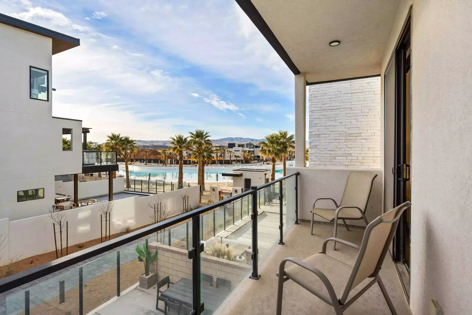 Balcony Overlooking the Lagoon