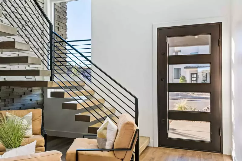 Stairs by Front Entrance