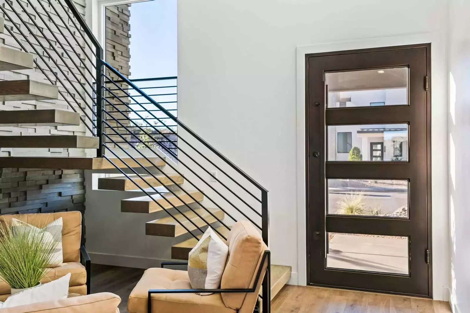 Stairs by Front Entrance