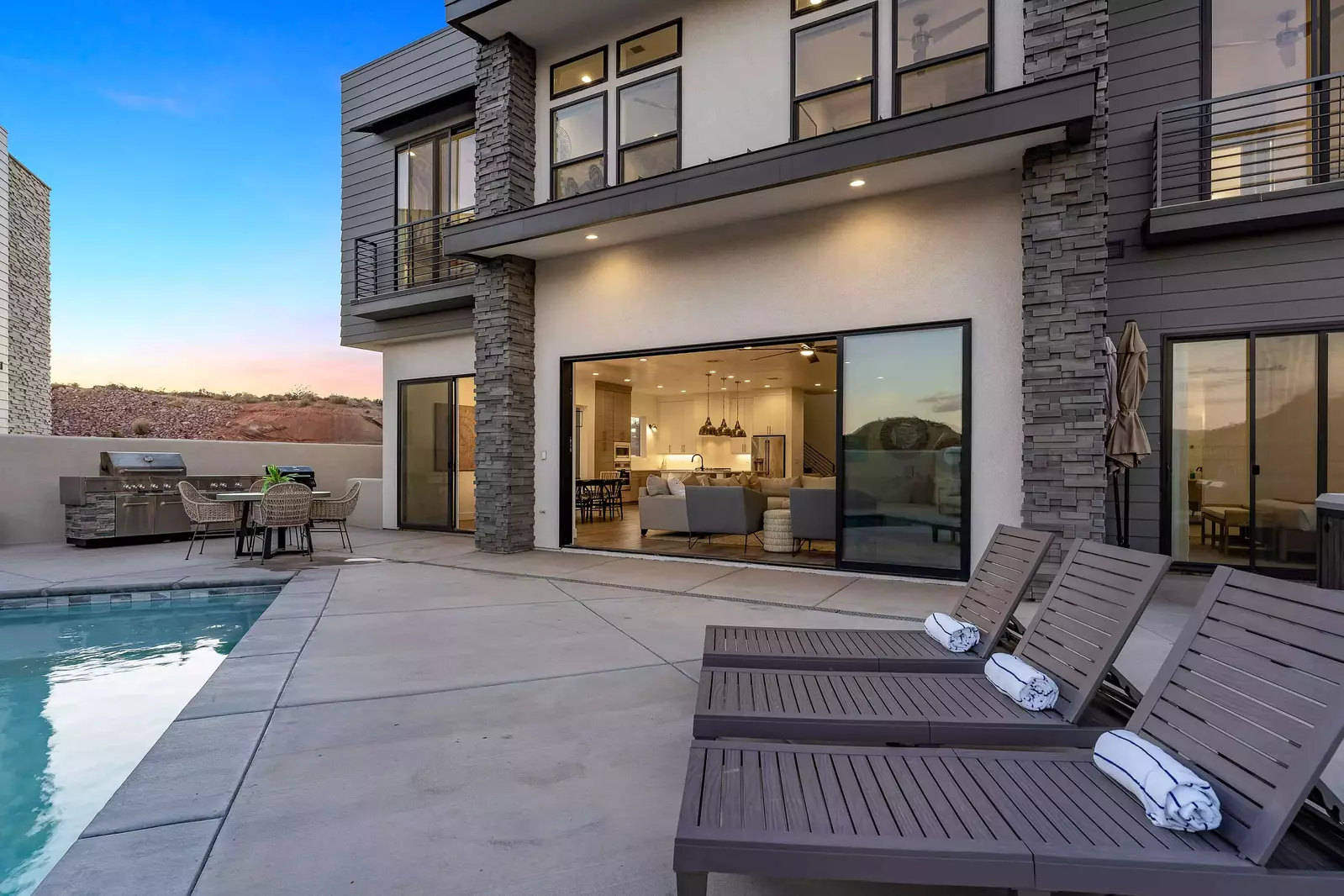 Outside Lounge Area Near Pool