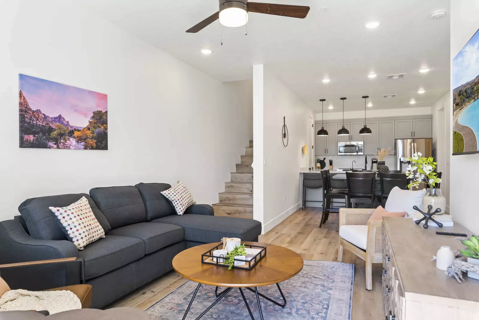 Living and Kitchen Area